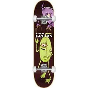   Layton Tormentor Complete Skateboard   8.25 W/Raw Trucks Sports