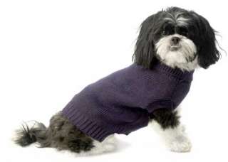 Warm Dublin Cable Knit Turtleneck Dog Sweater Oatmeal  