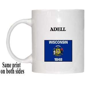  US State Flag   ADELL, Wisconsin (WI) Mug 