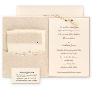   Pocket Fold Invitation Wedding Invitations