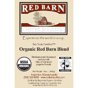  Red Barn Organic Fair Trade Coffee Blend   12 oz.