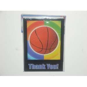  Basketball Its a Party Thank YOU Notes 