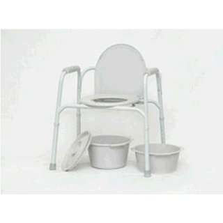  Commode Alum 3 in 1 KD with Elongated Seat   1366KD 