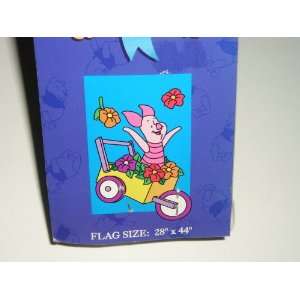    Piglets Ride Flag (28 X 44) Genuinely Licensed 