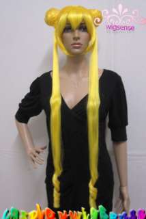 New Come long Sailor Moon 3 Color Cosplay Wig /Wigs F30  