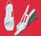 new life stride chipper white wedge sandals shoes 9 w