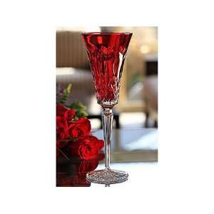   Lismore Collection Red Toasting Flute 