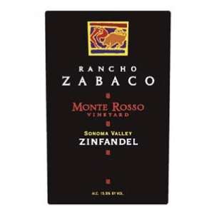  2007 Rancho Zabaco Monte Rosso Zinfandel 750ml Grocery 