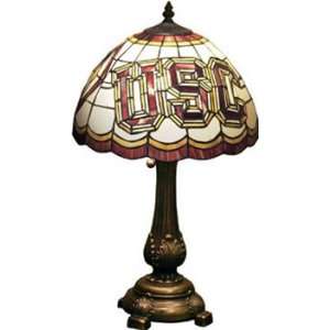NCAA Southern California Trojans Stained Glass Table Lamp   Delivery 2 