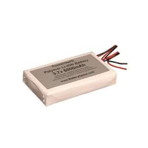 Polymer Li Ion Battery 3.7V 6000mAh with PCB (1.8 