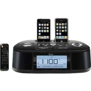  New Hi Fi Dual Alarm Clock Radio   IMM183BLK Camera 