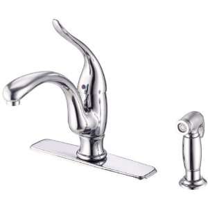Danze D405521 Antioch Single Handle Kitchen Faucet with Matching Spray 