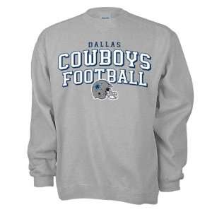 Dallas Cowboys Top Division Grey Fleece Sweatshirt  Sports 