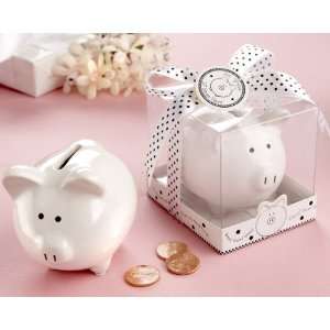  Li`l Saver Favor Ceramic Mini Piggy Bank in Gift Box with 