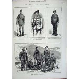   1881 Ta Army Scottish Volunteers War Highlanders Army