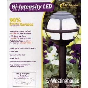 Westinghouse Hi Intensity LED Landscape Lighting   Black Finish  Item 