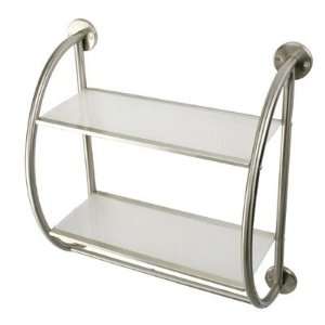 Elements of Design DS3191 Vintage Stainless Steel Wall Console, Chrome