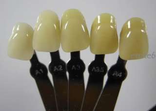 5PCS Dental HUGE 16 Shades Acrylic Teeth Shade Guide  