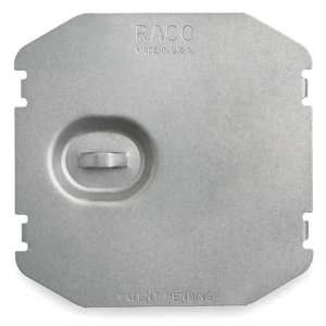  RACO 702F Plaster Ring Cover,Flat,2 Gang