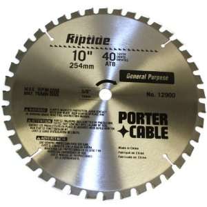  Porter Cable 12900 Riptide 10 Inch 40 Tooth ATB Thin Kerf 