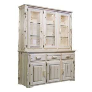  Montana Woodworks MWCHLDV China Hutch Buffet Table, Clear 
