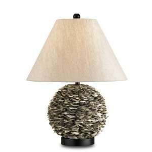   6863 Amalfi 1 Light Shell Table Lamp with Oatmeal l