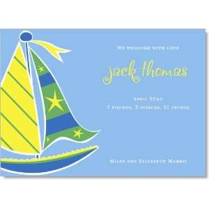 Smooth Sailing Birth Announcements