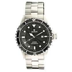 Croton Mens Black Dial Rugged Automatic Divers Watch   