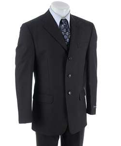 DKNY Mens Charcoal 3 button Suit  