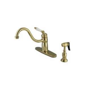  Elements of Design One Handle Kitchen Faucet With Spray 