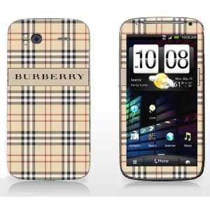   Burberry Vinyl Adhesive Decal Skin for HTC Sensation Cell Phones