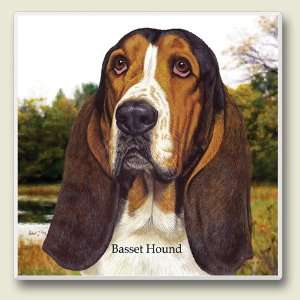 Basset Hound Tile Trivet