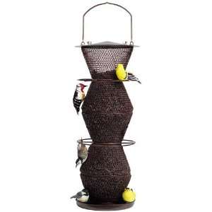 Bronze 5 Tier No/No Bird Seed Feeder   with Perch Rings and a Perching 