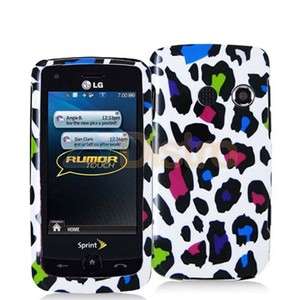 Colorful Leopard Case Cover for LG Rumor Touch LN510  