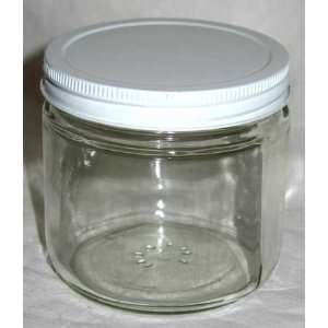  Clear Glass Jar 16 oz
