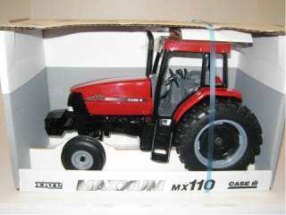 Up for sale is a 1/16 CASE I H MX110 tractor. Brand new in box. Ertl 