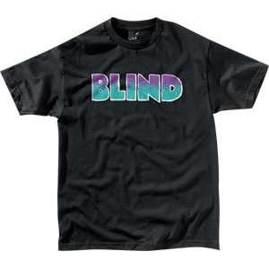  Blind Spacer Youth Skateboard T Shirt [Small] Black 