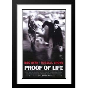  Proof of Life 20x26 Framed and Double Matted Movie Poster 