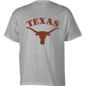 Texas Longhorns Grey Texas Bevo T Shirt