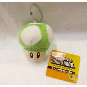  Super Mario Green Mushroom Plush 2 keychain Everything 
