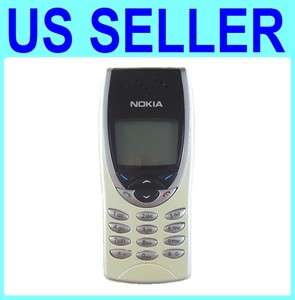   GSM Nokia 8210 Cell Mobile Phone Silver Unlocked 129878658288  