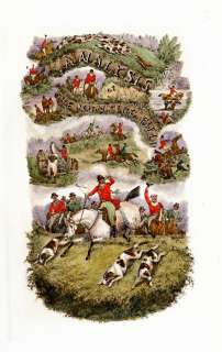   AND HORSES HUNTING SPORTING SCENE, ANTIQUE PRINT BY HENRY ALKEN, HUNT