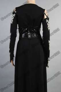 Harry Potter Bellatrix LeStrange Black Dress Costume  