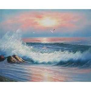 Fine Oil Painting, Ocean SO07 16x20