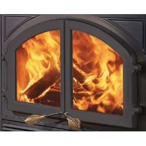 MHE DD x Cast Iron Double Fireplace Doors from the Bordeaux  