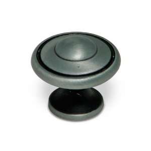 Village expression   1 3/16 diameter knob with grooved edge in natura