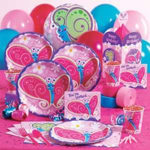  Flutterby Butterflies Basic Party Pack for 8 Toys & Games