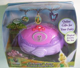 Disney Fairy Charms Starter Set Pixie Hollow Tinkerbell Bracelet 