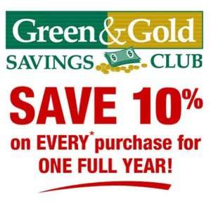  Green & Gold Savings Club Membership By Collections Etc 