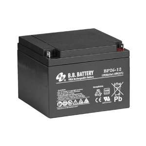  B&B Battery BP26 12 F2   12.00 Volt 26.00 AmpH SLA Battery 